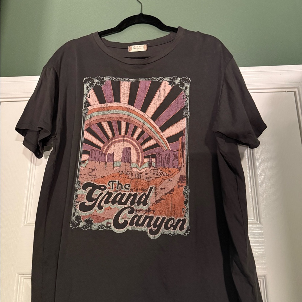 Altar'd State Gray Grand Canyon Graphic Tee